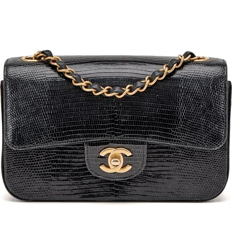 chanel lizard single flap bag|authentic Chanel lizard for sale.